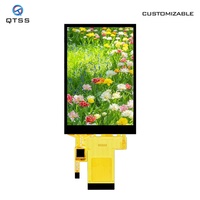 Module d'affichage LCD TFT QTSS 3,5 pouces 320x480 RGB Stripe MCU16bit Écran couleur IPS Écran tactile Luminosité 350 cd/m² Plage de température de fonctionnement -20°C~70°C