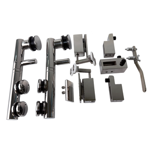90 độ cửa kính trượt hệ thống trượt Barn Door phần cứng trượt con lăn hệ thống phụ kiện - Product Image 2