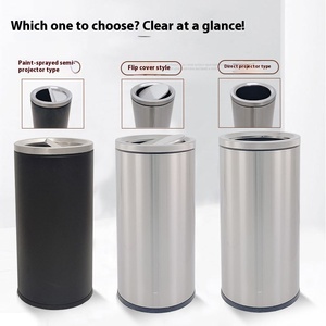 Hong kong-phong cách thép không gỉ vỏ dọc xô mở nắp thương mại hàng đầu cho sảnh khách sạn trung tâm mua sắm thang máy cảm biến nhỏ - Product Image 4