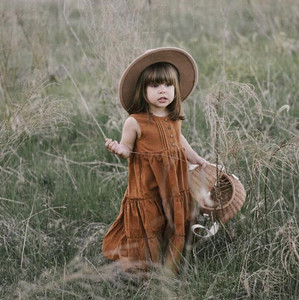 Children <b>Clothes</b> Girls Dresses Korean Dress Child Summer Linen Princess Kids Clothing Outfits Girls <b>Clothes</b> Kids' Dresses - Product Image 2