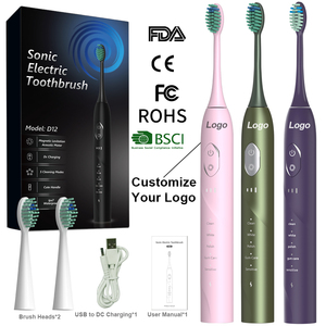 Brosses à dents électriques soniques intelligentes rechargeables, ultrasoniques, étanches, automatiques, brosses à dents électroniques, produits très vendus - Product Image 1