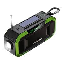 Home Nützliche Musik Lautsprecher Camping Licht Sturm Empfänger TF Karte Am/FM/Noaa Notfall Radio Handkurbel Solar Wetter FM Radio
