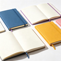 Defter ve Kalem Seti Özel Defter Baskısı PU Deri Mini Boy Günlük Defteri Kompozisyon Sayfaları ve Kurdele Yer İşareti ile