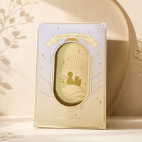 Boîte cadeau magnétique personnalisée avec fenêtre, design de livre d'histoire ou de dessin animé, emballage rigide en papier pour une présentation de cadeau haut de gamme