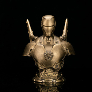 Decorazione della casa resina personalizzata Action Movie Collection statua scultura statua a grandezza naturale resina Iron Man busto figure - Product Image 6