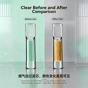 Filtros Desechables para Cigarrillos, Baja Resistencia, Fácil Extracción, Algodón Filtrante, Plástico de Grado Alimenticio, para Cigarrillos de Tamaño Regular/King - Product Image 4