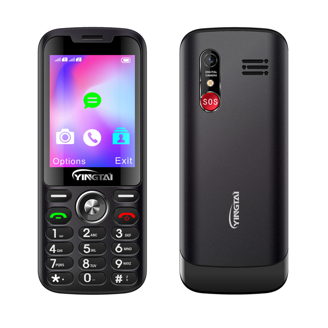 2.8 Inch T107 Simple System Wholesale Gsm Mobile Phones SOS Cell Phones 4G