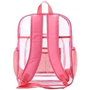 Mochila transparente <span class=keywords><strong>de</strong></span> PVC para estudiantes, mochilas transparentes <span class=keywords><strong>de</strong></span> viaje para la escuela, personalizadas, aprobadas por el <span class=keywords><strong>estadio</strong></span> - Product Image 3