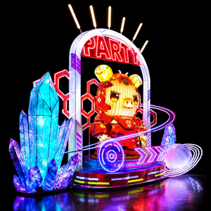 Luci al Neon Personalizzate a Tema Dio della Ricchezza e Zodiaco, Decorazioni per Mercati Notturni, Centri Commerciali di Tendenza, Strade Gastronomiche e <span class=keywords><strong>Bazar</strong></span> Creativi - Product Image 6