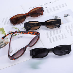 نظارات شمسية جديدة مثيرة برتقالية اللون للنساء باللون الأسود والبني للصيف نظارات شمسية فريدة مستقطبة ريترو صغيرة بيضاوية للعين القطة ظلال - Product Image 5