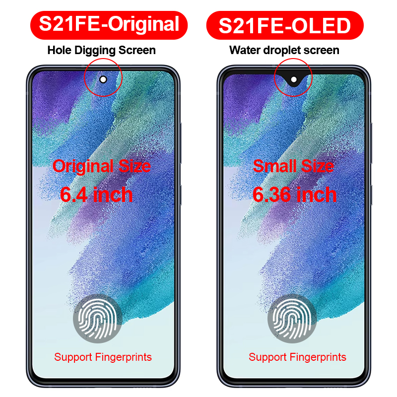 Per Samsung S21FE 5G con telaio