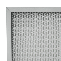 Filter HEPA Lipat Mini Knife Edge, Filter Udara Ruang Bersih Serat Kaca, Penurunan Tekanan Rendah, Kapasitas Penahan Debu Tinggi, Filter HVAC