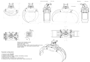 XUVOL WYJ-300P, équipement forestier, usine de fabrication, rotation, haute puissance, excavatrice de 30 à 35 tonnes, grappin forestier - Product Image 4