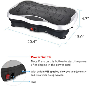 Rung Tấm Exerciser Với Sức Đề Kháng Thương Hiệu Toàn Bộ Cơ Thể Rung Nền Tảng <span class=keywords><strong>Body</strong></span> <span class=keywords><strong>Shaper</strong></span> Exerciser - Product Image 6