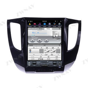 Lecteur multimédia de voiture Android 9.0 avec grand écran de style Tesla 4+64G pour Mitsubishi L200 Pickup 2007+ GPS Audio Radio Stéréo Unité principale - Product Image 3