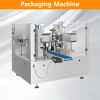 Machine d'emballage automatique rotative pour sachets préformés pour aliments liquides, plats préparés, sauces et plats préparés humides