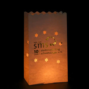 Farol <span class=keywords><strong>de</strong></span> decoración navideña, bolsa <span class=keywords><strong>de</strong></span> <span class=keywords><strong>papel</strong></span> <span class=keywords><strong>de</strong></span> vela a prueba <span class=keywords><strong>de</strong></span> fuego personalizada, gran oferta - Product Image 4