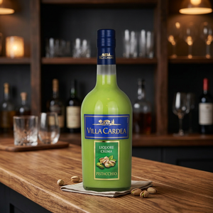 Liqueur italienne à la pistache, recette traditionnelle, Crema Al Pistacchio Villa Cardea, 0,50 L - 6 bouteilles par boîte, 17 % ABV, vert, durée de conservation de 10 ans - Product Image 3