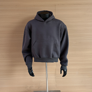 เสื้อฮู้ดดี้แบบสวมหัวทรงโอเวอร์ไซส์ ผ้าคอตตอนคุณภาพสูง ระบายอากาศได้ดี ซับในอย่างดี ปักลายได้ตามสั่ง สำหรับทุกเพศ - Product Image 4