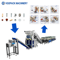 Machine d'emballage automatique pour le comptage de 18 compartiments de pièces détachées (vis, écrous, boulons, attaches et kits multi-composants)