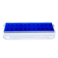 Seyahat Turnuvası Küp Mahjong Seti Okey Oyunu Akrilik Rummy Özelleştirilebilir Boyut Modern Tasarım