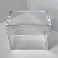 Boîte de présentation en acrylique transparente avec couvercle magnétique pour Elite Trainer Box, protection UV