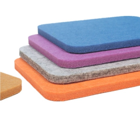 Custom Shape Thickened Sound Absorbing Panels Felt Polyester Fiber Acoustic Panels for Auditorium