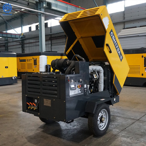 Compresseur d'air diesel portable CSH175A-8 185 Cfm 145 Psi 8 Bar 36,8 Kw avec remorque pour le sablage - Product Image 6