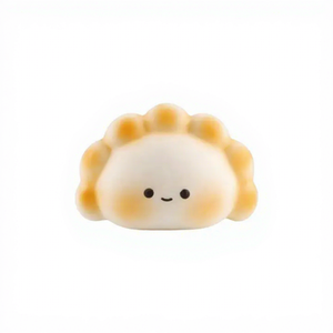 Jouet de décompression Jincan en PU à rebond lent, en forme de dumpling, doux et moelleux, au toucher humide, adorable, pour filles et garçons - Product Image 2