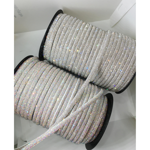 HAPPYQUALITYセミラウンドドリルロープ6mm 8列ラウンドチューブロープフラッシュコード靴バッグ衣類DIYラインストーンコード - Product Image 5