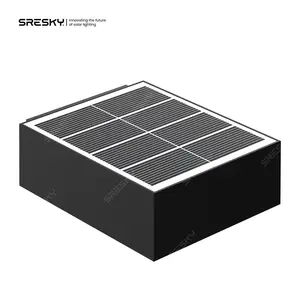 Sresky块设计太阳能庭院灯，运动传感器1000毫米防水IP65庭院太阳能灯
