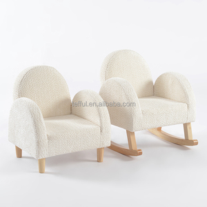 Chaise d'enfant en boucle avec accoudoirs, pieds en bois de caoutchouc, pour tout-petit - Product Image 6
