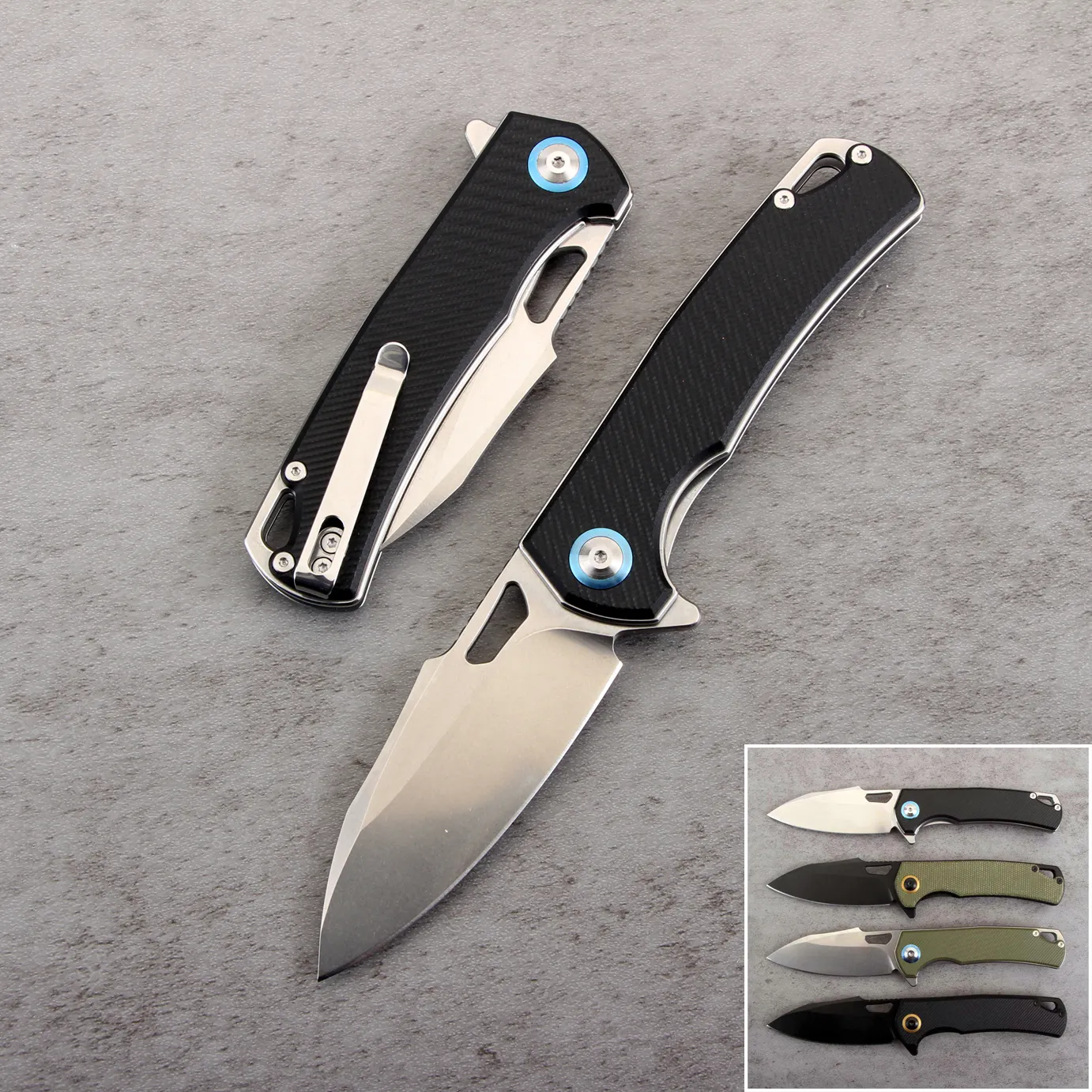 2023 New AWK Exclusive Design Civivi Quality D2 Blade G10 Micarta Handle EDC Folding Pocket Knife