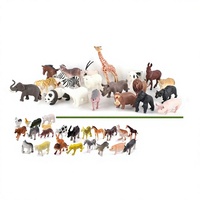 Best-seller transfrontalier : Ensemble de 58 figurines d'animaux en plastique, incluant des dinosaures et des girafes – Pour les 4-6 ans – Vente en gros disponible