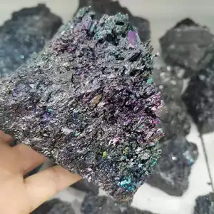 Groothandel Natuurlijke Kleurrijke Carborundum Ruwe Kristal En Mineraalstukken