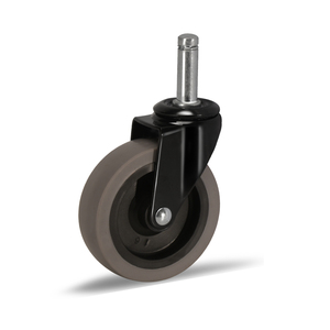 PP-Kern Mittelschwere Lenkrollen Geräuscharme Schwenkbare Rotierende TPR-Möbelrollen Industrielle Laufrollen für Imbisswagen - Product Image 3