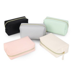 Customize LogoPortable Travel square <b>Toiletry</b> <b>Bag</b> PU Leather Makeup <b>Bag</b> - Product Image 3