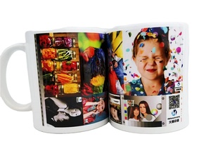 Tasses à café personnalisées en porcelaine à double paroi, style américain, avec <span class=keywords><strong>photo</strong></span>, <span class=keywords><strong>texte</strong></span>, nom, logo, cadeaux YinXiangXianFeng - Product Image 4