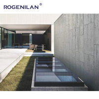 ROGENILAN-Fenêtres de toit électriques en aluminium à haute étanchéité, design rétractable, type coulissant, puits de lumière pour accès aux escaliers de toit