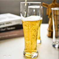 Verrerie en cristal de 16oz 250ml 500ml Ensemble de verres à bière avec logo personnalisé pour la boîte de nuit