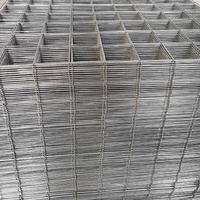 Grillage soudé noir 3-8 mm pour renforcement de béton, construction routière, conformité ASTM BS GB, découpe et pliage