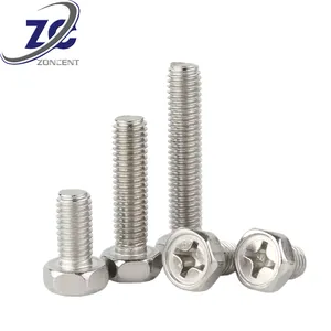 Customer Made Cold Heading Precision Hex Head Bolt Socket Flat Head Bolt Fasteners Stainless Steel Bolts