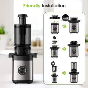 Low Speed High Yields Rate Centrifugal Masticating Juicer Extractor <b>Machine</b> Commercial Electric Household Self Cleaning Reverse - Product Image 5