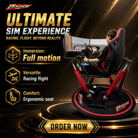Simulateur de vol VR 9D, simulateur de vol VR facile à utiliser, simulateur de vol virtuel, jeu de réalité virtuelle