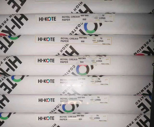 Papel de Impresión Hikote de 70/80 g/m², Pulpa Duradera, Grano Largo, Color Crema Real, para Biblias y Diccionarios, con Función Anti-Rizado - Product Image 1