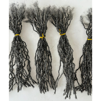 Ekstensi Rambut Asli Remy Grosir untuk Crochet Locs & Dreadlocks Super Double Drawn Ukuran Tertipis 0.1cm