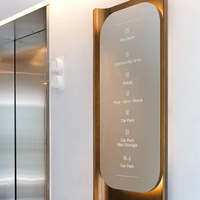 Letrero de Neón Acrílico Personalizado para Puerta, Placa de Número de Habitación de Hotel, Letrero de Número de Casa para Montar en la Pared, Logotipo Personalizado, Forma y Color, Oficina, Boda, Taxi