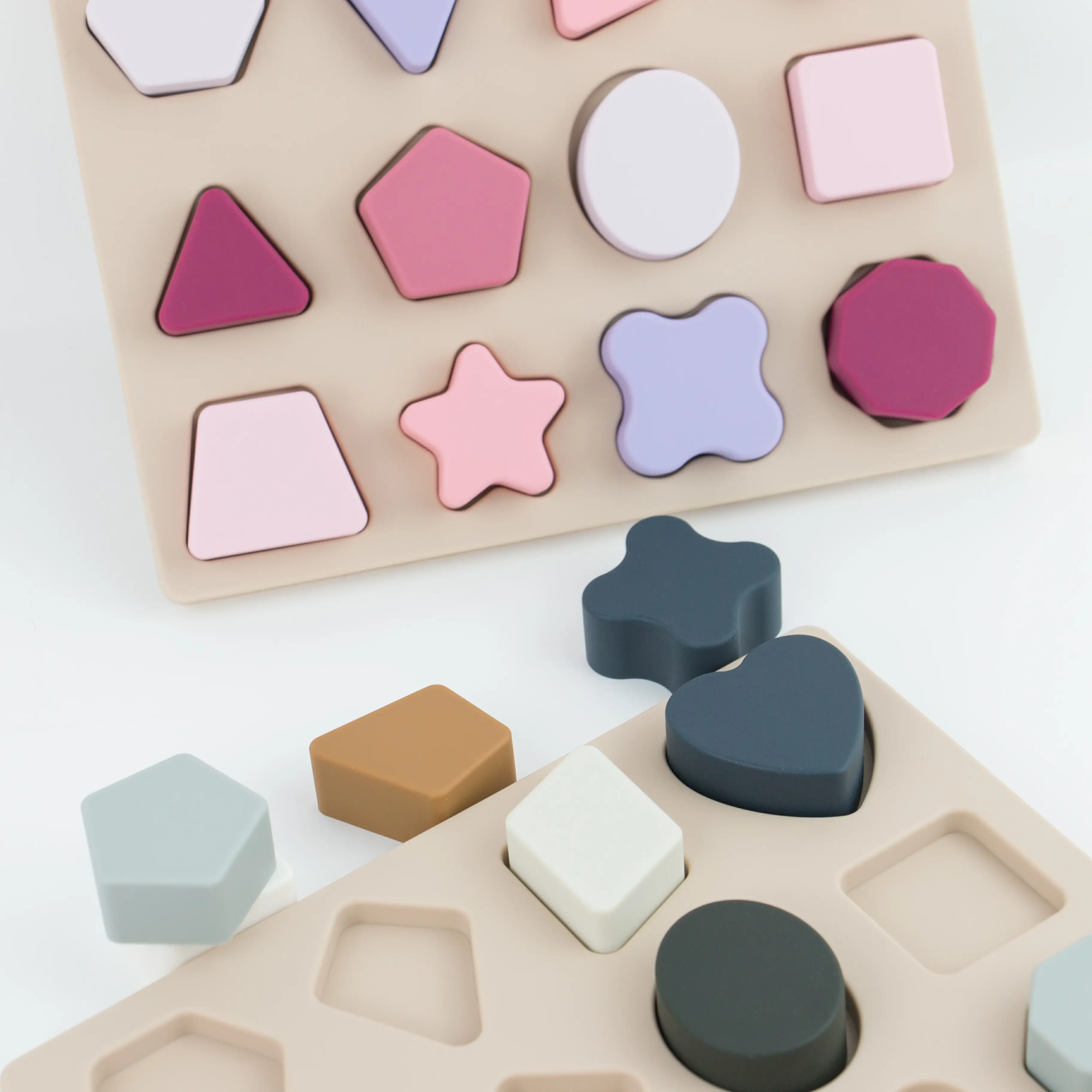 Usine nouveauté semblant jouer ensemble enfants Silicone Puzzle jouet Montessori éducation Silikon bébé silicone Babi jouet