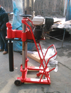 B024 Benzinli Yol Yüzeyi Karot Makinesi, Kaldırım Betonu Asfalt Otoyol İnşaat Laboratuvarı için - Product Image 3