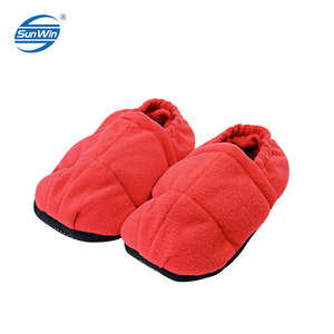 Keten tohumu mikrodalga ısıtmalı kadınlar için ev terliği soğuk ayak ısıtıcı microwawomen ısıtma ayakkabı - Product Image 1